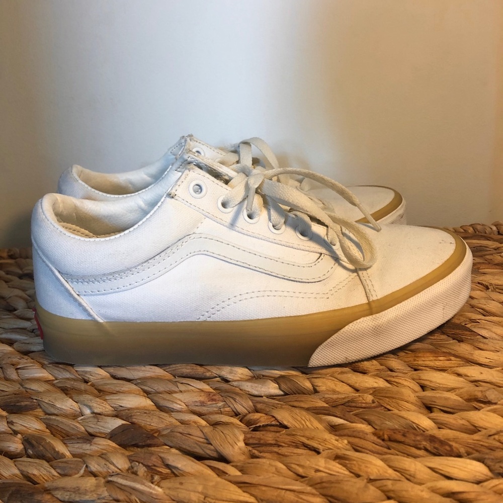 VANS-classic, white gum sole